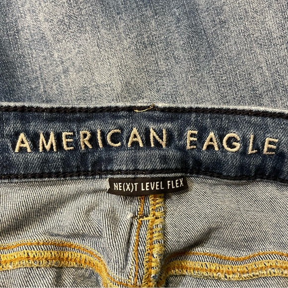 American Eagle Mens Distressed Skinny Jeans.  Size 28x30 - Picture 6 of 7